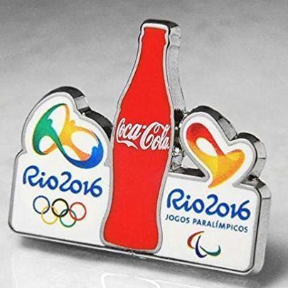 リオオリンピック パラリンピック コカ コーラのピンバッジ ４５００円アマゾン通販 平昌冬季オリンピック